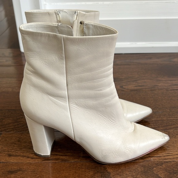 Gianvito Rossi White Leather Boots - Picture 3 of 8